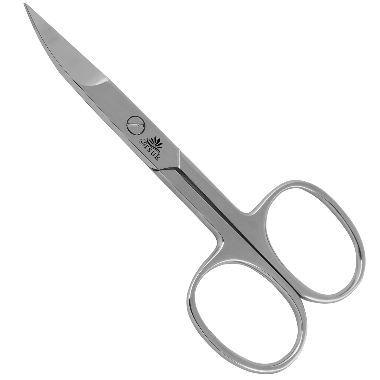 ARSUK Nail Scissors Curved 3.5 inch Trimmer for Fingernails Men and