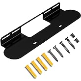 notiela Soundbar Mount for Sonos Beam Wall Mount Black - Heavy Duty Wall Bracket Mount for Sonos Beam Gen 1 & Gen 2 Mounting Bracket for Space Saving