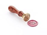 Wax Sealing Stamper, VOOSEYHOME Heart & Roses Seal