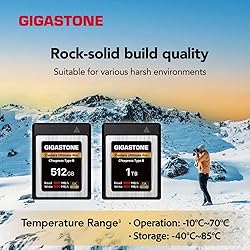 GIGASTONE 512GB Camera Ultimate Pro CFexpress Card