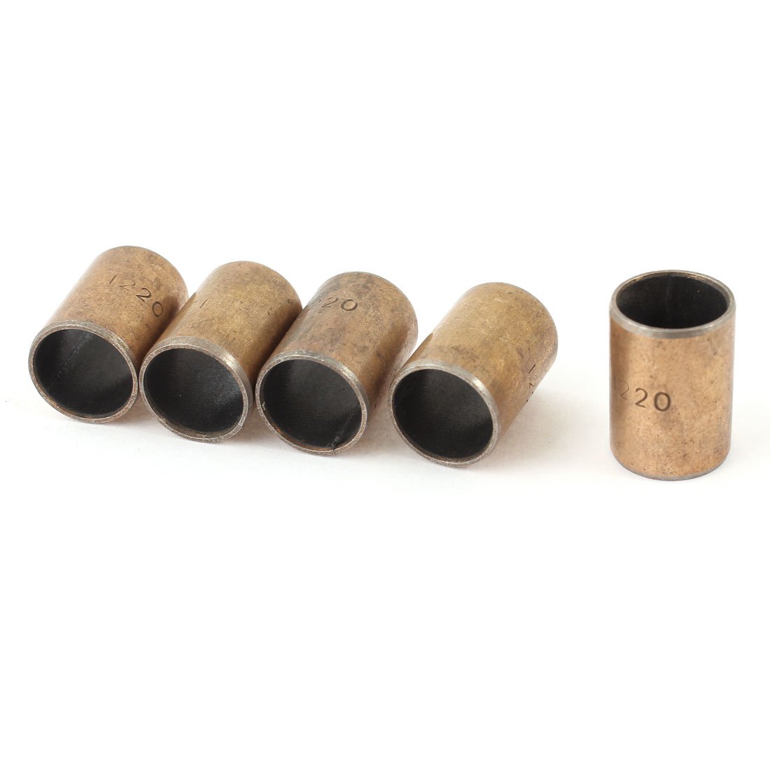sourcing map 5Pcs Oilless Bearing Sleeves Composite Bushings 12mm x 14mm x 20mm
