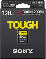 Sony 128GB SF-G Tough UHS II U3 V90 SD Card Read 300MB/s Write 299MB/s view 3