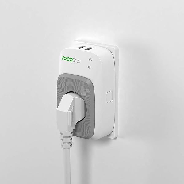 VOCOlinc SMART HOME Bombilla LED L3 Regulable Toma Inteligente PM5 Funciona con Apple HomeKit Amazon Alexa y Google Assistant No Requiere HUB Wi Fi 2 4 GHz