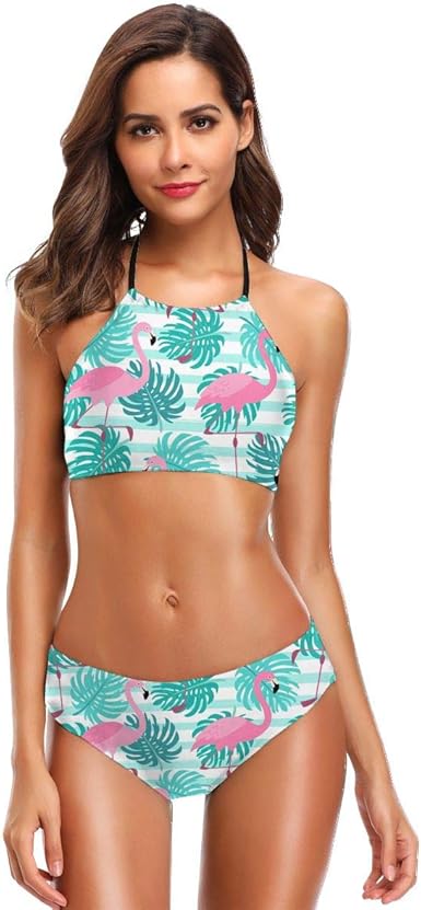 Cute halter top swimsuits Clearance