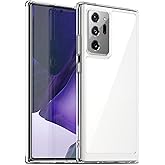 Liisooka Case for Samsung Galaxy Note 20 Ultra, Military Grade Drop Protection Phone Case, Yellowing Resistant, Anti-Scratch Hard PC Back, Shockproof Hard Ultra-Thin Protective Cover, Clear