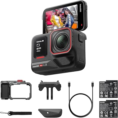 Ace Pro 2 Pack Xplorer Slate Gray - câmara de ação 8K co-desenhada com Leica, sensor 1/1.3", chip AI duplo, excelente em baixa luz, áudio superior, bateria dupla