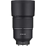 Samyang 135mm F1.8 AF Full Frame Auto Focus Telephoto Lens for Sony E Mount Cameras, Black, (SYIO13518-E)
