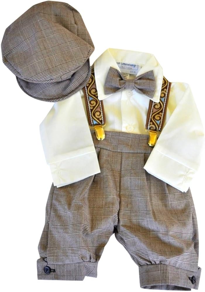 baby suspenders outfit