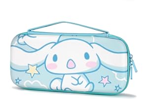 TIKOdirect Carrying Case for Nintendo Switch & OLED Mode, Cute Portable Travel Bag with 10 Game Card Slots Inner Storage Bag 