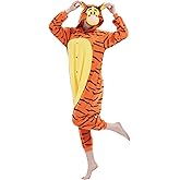 HvnTjvn Animal Onesie Adult One Piece Cosplay Costume Pajamas for Women Men