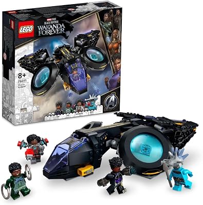 Marvel Sunbird di Shuri, Aereo Giocattolo di Black Panther, Giochi per Bambini e Bambine con Supereroi dal film Wakanda Forever, Idee Regalo 76211
