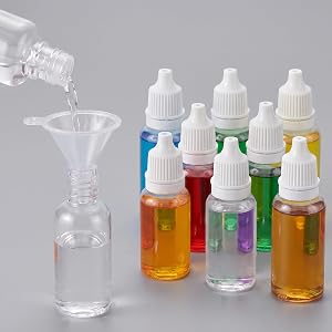 Sibba 11 PCS Eye Empty Squeeze Dropper Bottles (8 Bottles + 3 Funnel) 10 15 20ml