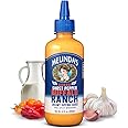 Melinda’s Ghost Buffalo Ranch - 12 oz, 1 Pack - Spicy Ranch Sauce, Hot Creamy Sauce With Ghost Peppers - Perfect for Wings, Pizza, Fries