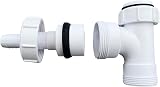 PlumbEZ Multi-Fit Waste Trap Adaptor Tee with Nozzle 40mm 1.1/2" BSP view 9