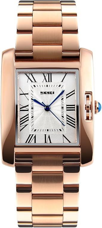 skmei rose gold watch
