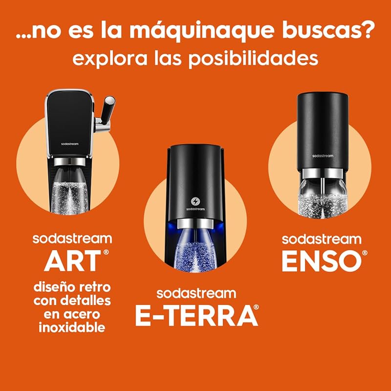 Duo – Máquina para hacer agua con gas, bebidas favoritas, blanco