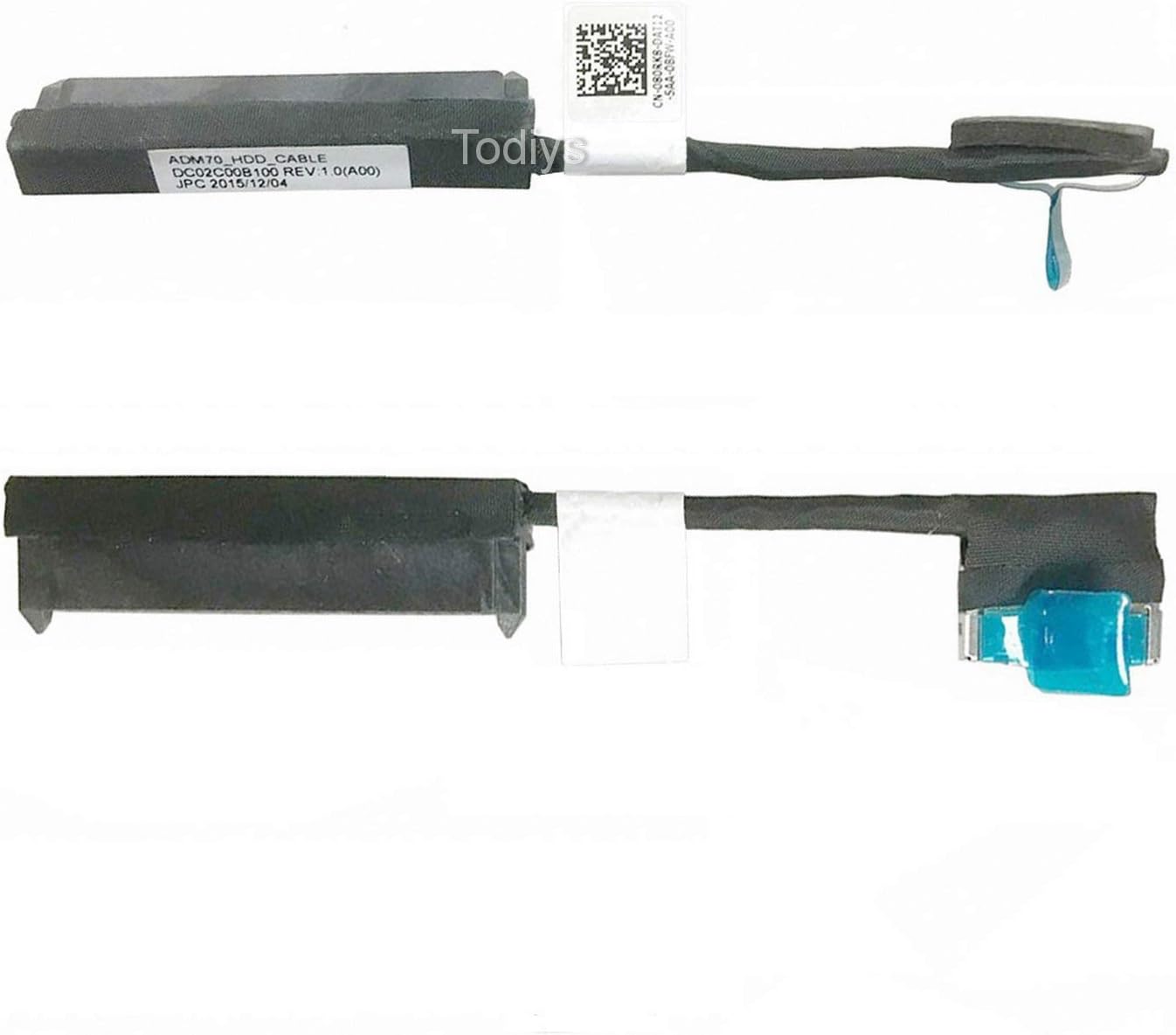 Todiys Hard Drive HDD Connector Cable for Dell Latitude 5470 E5470 5480 E5480 5490 E5490 5491 E5491 Laptop 80RK8 080RK8 CN-080RK8 DC02C00B100