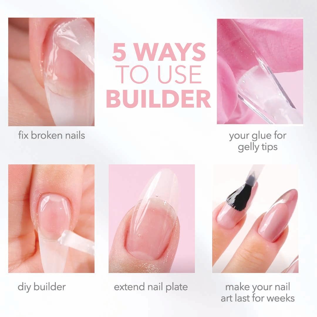 KIARA SKY Gelly Tips Soak Off Builder Gel 0.5 fl oz - Image 5