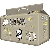 Andy Pandy Bamboo Disposable Diapers Small, White, 8-16 lbs, 36 Count