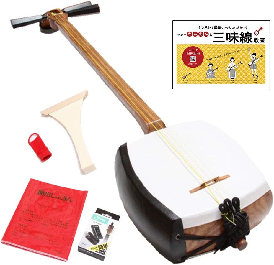 津軽三味線入門6点セット 三味線 楽器 Amazon