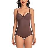 CuteStreet Shapewear for Women Tummy Control Full Body Shaper Elasticity Slimmer Shapewear Seamless Camisole Bodysuits