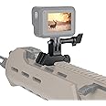 Hi-Precision Aluminum Universal Action Camera 1+1 Picatinny Rail Mount Holder for Airsoft Hunting Water Ball Paintball Toy Gun Pistol Video Recording