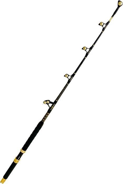 EatMyTackle Roller Guide Saltwater Fishing Rod | Blue Marlin Tournament Edition