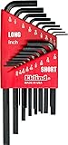 EKLIND 10018 Hex-L Key allen wrench - 18pc set SAE