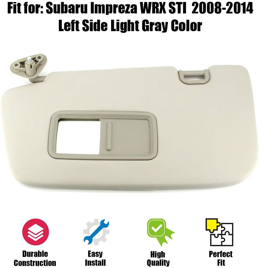 Ustar サンバイザー 左運転席側 交換用 スバル インプレッサ 08 09 10 11 12 13 14 交換用 911fg032me サンルーフなし 左運転席側 ライトグレー サンバイザー 車 バイク Amazon Ustar サンバイザー 左運転席側 交換用 スバル インプレッサ 08 09 10 11 12 13 14 交換用 911fg032me サンルーフなし 左運転席側 ライトグレー サンバイザー 車 バイク Amazon