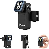 OLIGHT Oclip 2 Pro Rechargeable EDC Flashlight, Clip-on Light, Black | 115-Degree Tilt, 360-Degree Clip, 530-Lumen Work Light, White LED, Red Light, USB-C Magnetic for Repair, Camping, Emergency