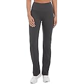 Jockey Womens Premium Pocket Slim Flare Yoga Pants