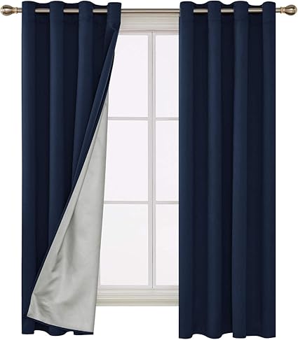 Deconovo Room Darkening Thermal Insulated Blackout Curtains