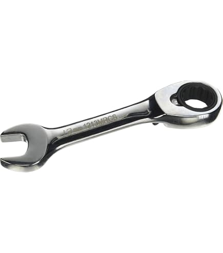 12-pc. Metric Reversible Combination Ratcheting Wrench Set - 12-Pt