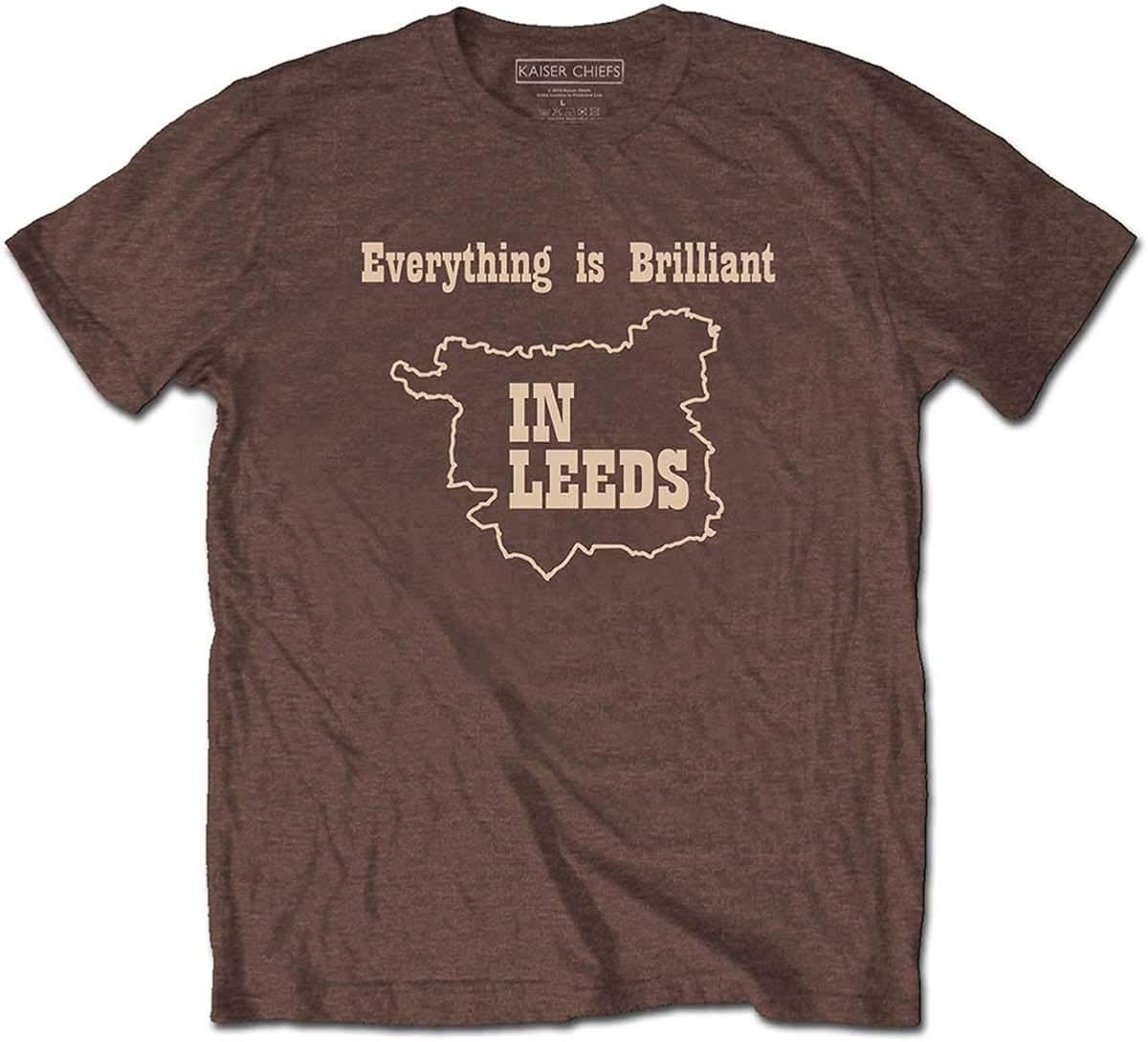 T-shirt Kaiser Chiefs Paper Dolls - Logo Officiel, Homme, Gris Marl - Taille L, 100% Coton, Col Ras Du Cou - 8