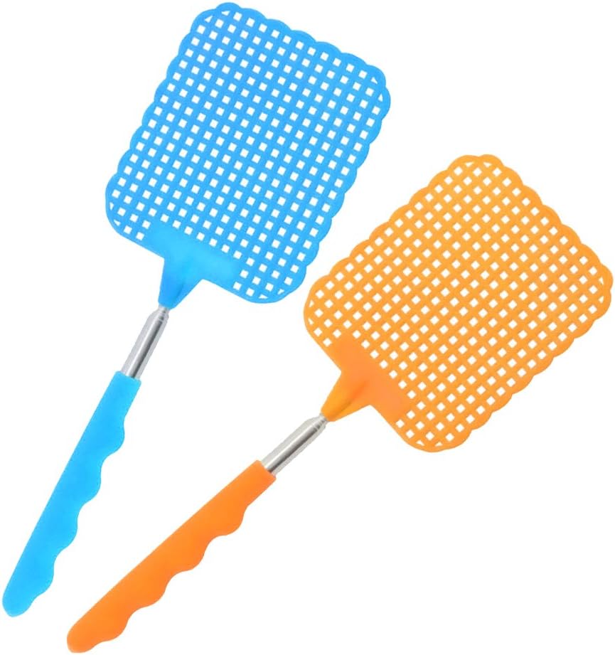 comfour® 2x extendable telescopic fly swatter for pest control