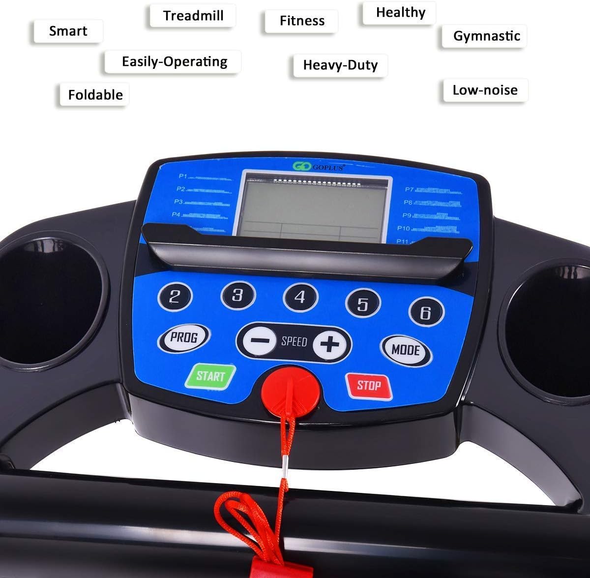 Goplus 1100w folding treadmill Clearance