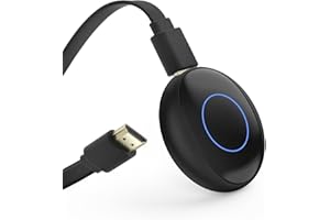 OSDTKRU Wireless HDMI Display Dongle Adapter - No Setup, No App Needed, Instant Streaming from Laptop, PC, Smartphone to HDTV Projector - Compatible with iOS, Android, Windows, MacOS