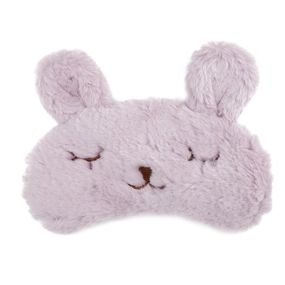ZTL Cute Animal Eye Mask Soft Plush Sleep Masks for Women Girls Home Sleeping