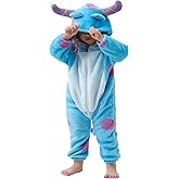 SCOPUCI Unisex Baby Animal Onesie Pajamas,Infant Flannel Halloween Cosplay Costume, Toddler Christmas Homewear/Sleepwear