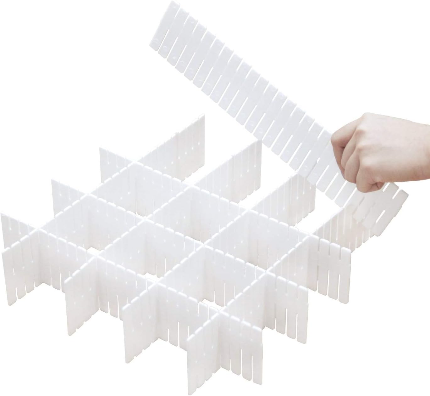 Ustensiles De Rangement En Plastique Blanc Bureau Lot De 8 Separateurs De Tiroir En Plastique Pour Commode Cuisine Rangement Et Organisation Rangement Pour La Cuisine Napravi Rs