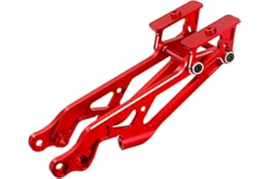 POLANTA Aluminum Rear Wing Mount for Arrma 1/8 Kraton Notorious Outcast Talion Typhon 6S BLX Upgrade, Replaces AR320347(Red)