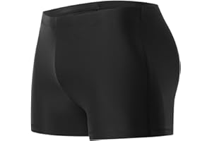 Xioker Men Swimsuits Jammer for Swimming,Swim Jammer Men Square Legs UPF50 +,Trunks with Drawstring