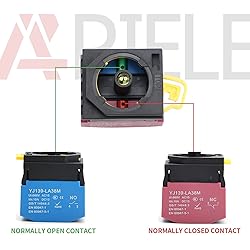 APIELE 22mm Momentary Push Button Switch Metal Head