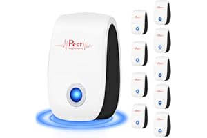 LYCXBFJIA 2026 New Mouse Repellent Ultrasonic Plug in Pest Repeller Indoor Control for Rodent, Mice, Rat, Roach, Bugs, Mosquito, Spider, Electronic Repellent Devices for House Garage Basement Attic,10Pack