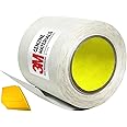 3M Clear Vinyl Paint Protection Film 6 Inch by 120 Inch Roll w/Yellow Detailer Squeegee