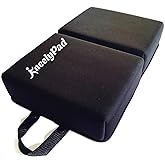 KneelyPad by Kneely | Kneeling Pad for Gardening, Exercise, Cleaning, & Mechanic Work | Extra Thick Memory Foam Knee Cushion for Gardening & More with Washable Cover | Foldable Knee Pad with Handle