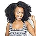 Mongolian Afro Kinky Curly Bundles Human Hair Bundles 18 18 18 Inch 4B 4C Afro Kinky Bulk Human Hair Virgin Hair Weave Bundles for Black Women Human Hair Weft Natural Black Color