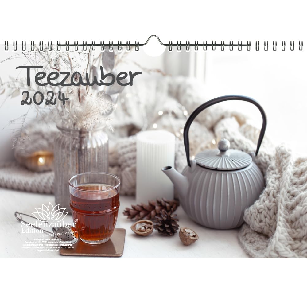 Teezauber DIN A4 Calendar for 2024 Tea Seelenzauber