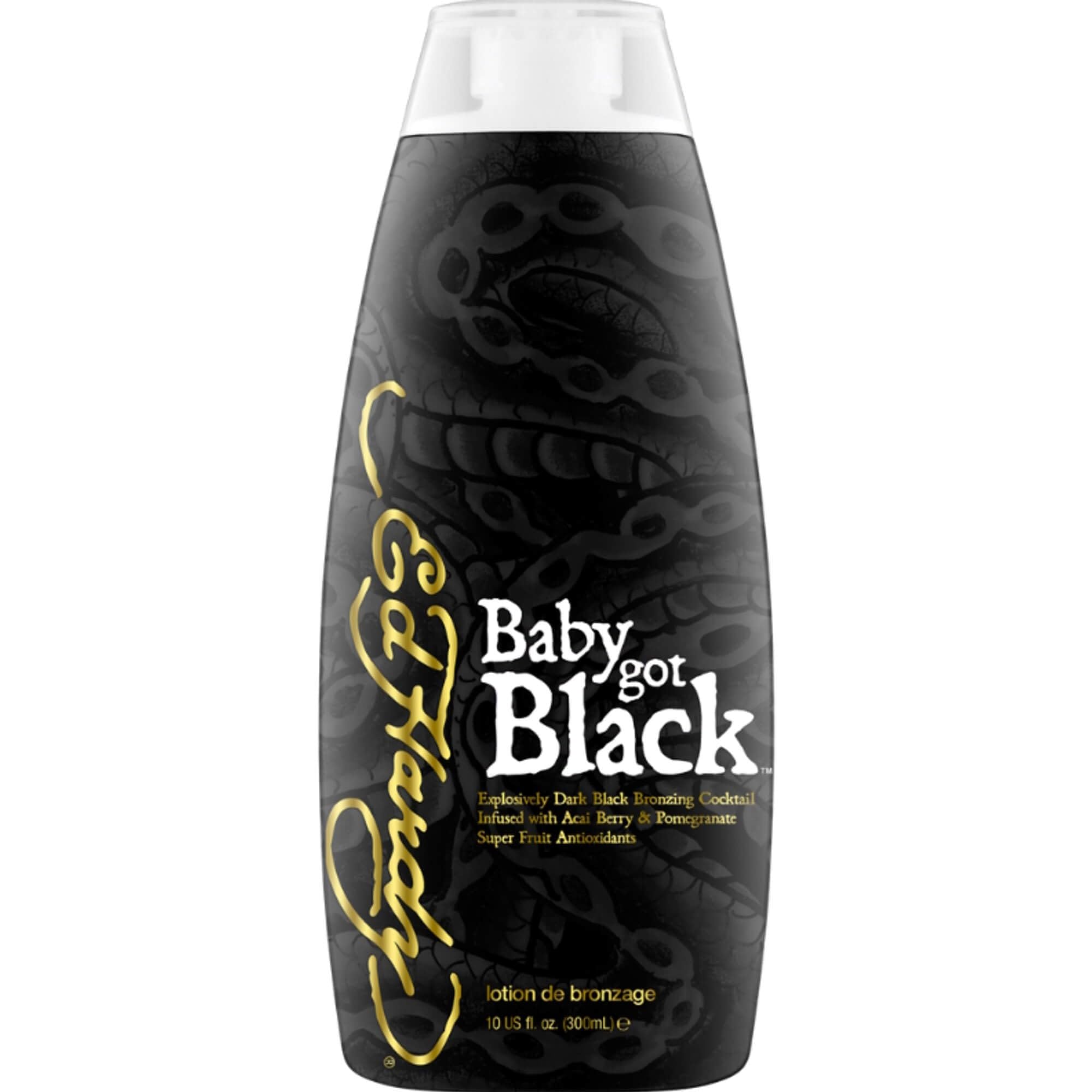 Ed Hardy Baby Got Black Super Dark Black Bronzing Cocktail Sunbed Lotion 300ml