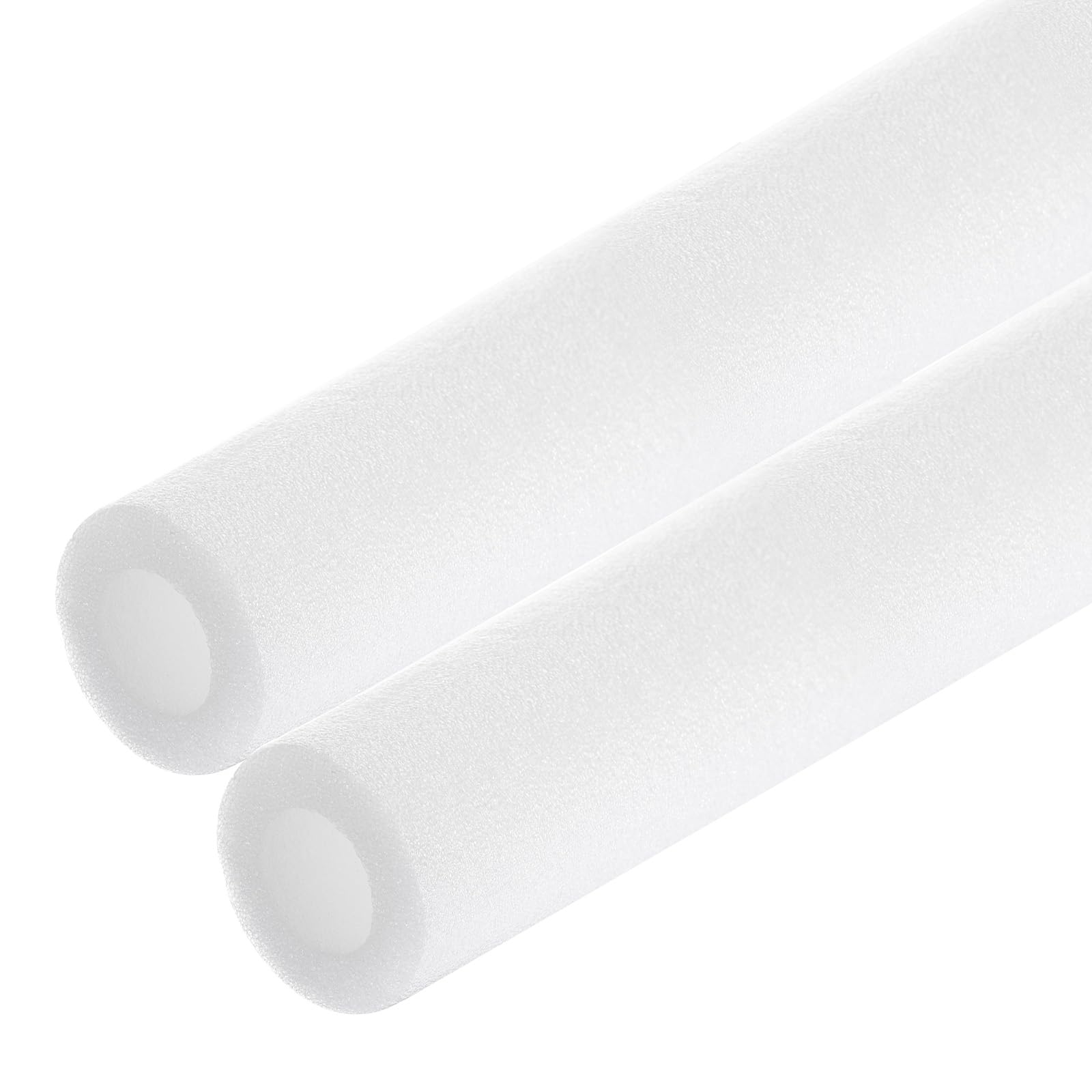 Rebower 2pcs Pipe Insulation Foam Tube 25x45mm 3ft Heat Preservation Foam Pipe [for Copper Water Pipe Freeze Protection] - White